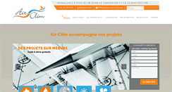 Desktop Screenshot of airclim.fr